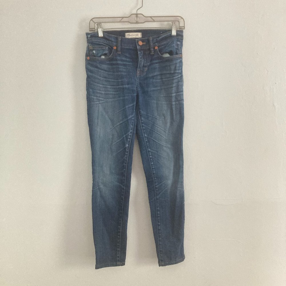 Madewell Skinny Skinny Jeans Blue Denim